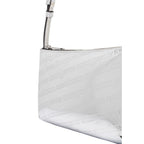 Silberne Polyethylen-Handtasche