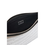 Silberne Polyethylen-Handtasche