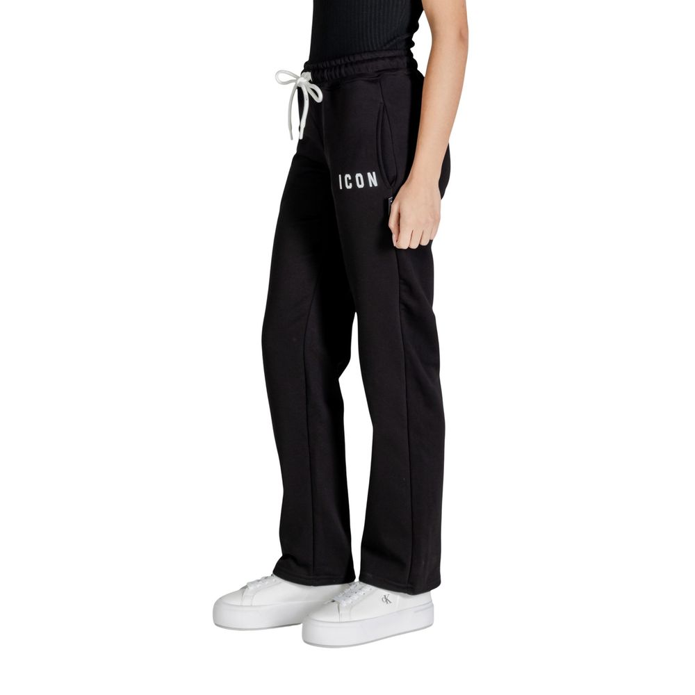 Schwarze Jogginghose aus Baumwolle
