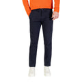 Blue Cotton Skinny Pants