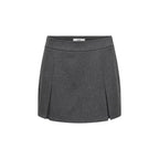 Gray Polyester Shorts