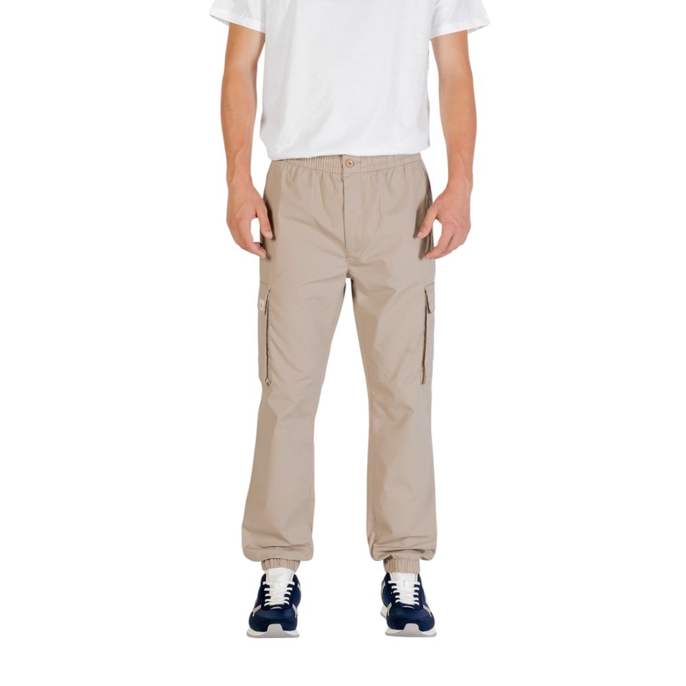 Braune Cargo-Hose aus Baumwolle
