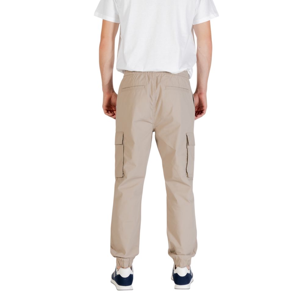 Braune Cargo-Hose aus Baumwolle