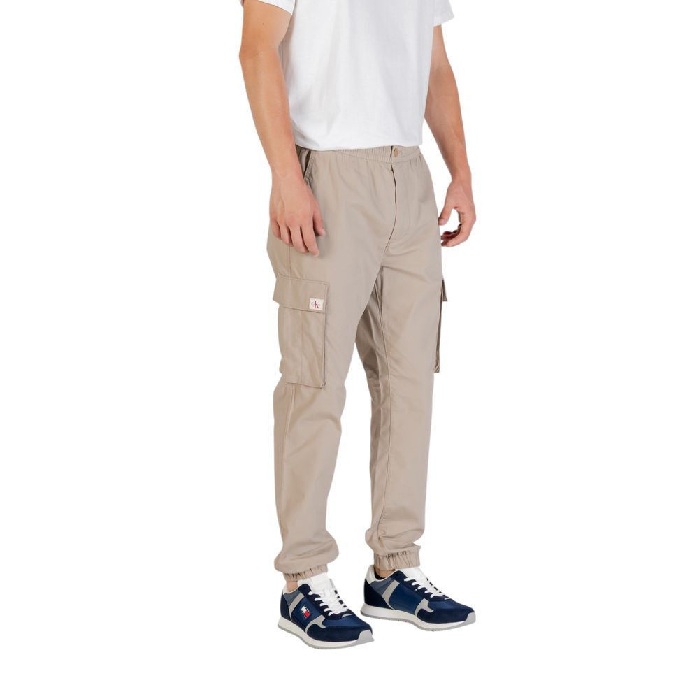 Braune Cargo-Hose aus Baumwolle
