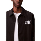 Black Polyester Shell Jacket