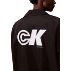 Black Polyester Shell Jacket