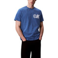 Blaues Baumwoll-T-Shirt