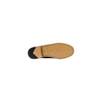 Black Leather Slip-On Loafers