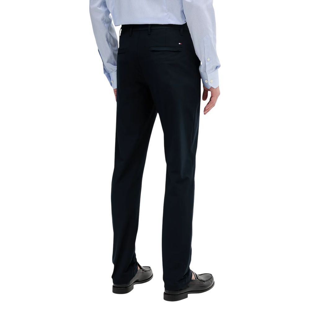 Blaue Freizeithose aus Polyester