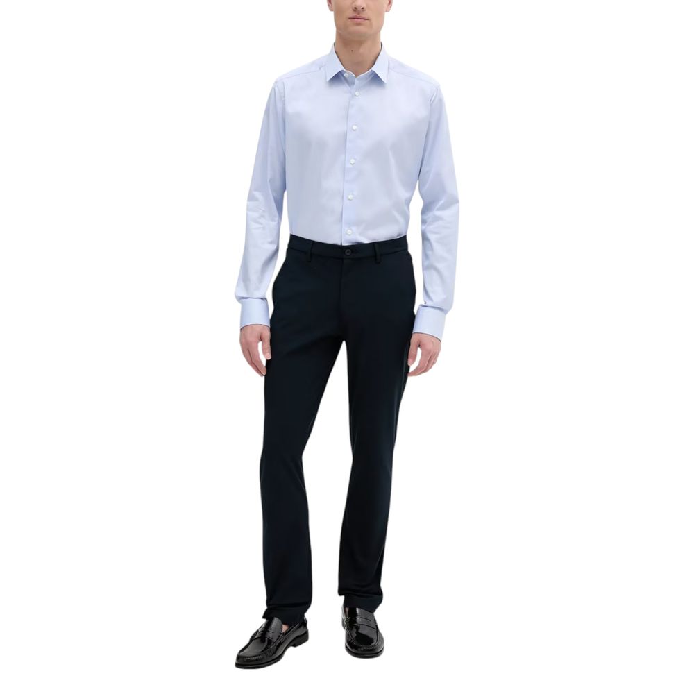 Blaue Freizeithose aus Polyester