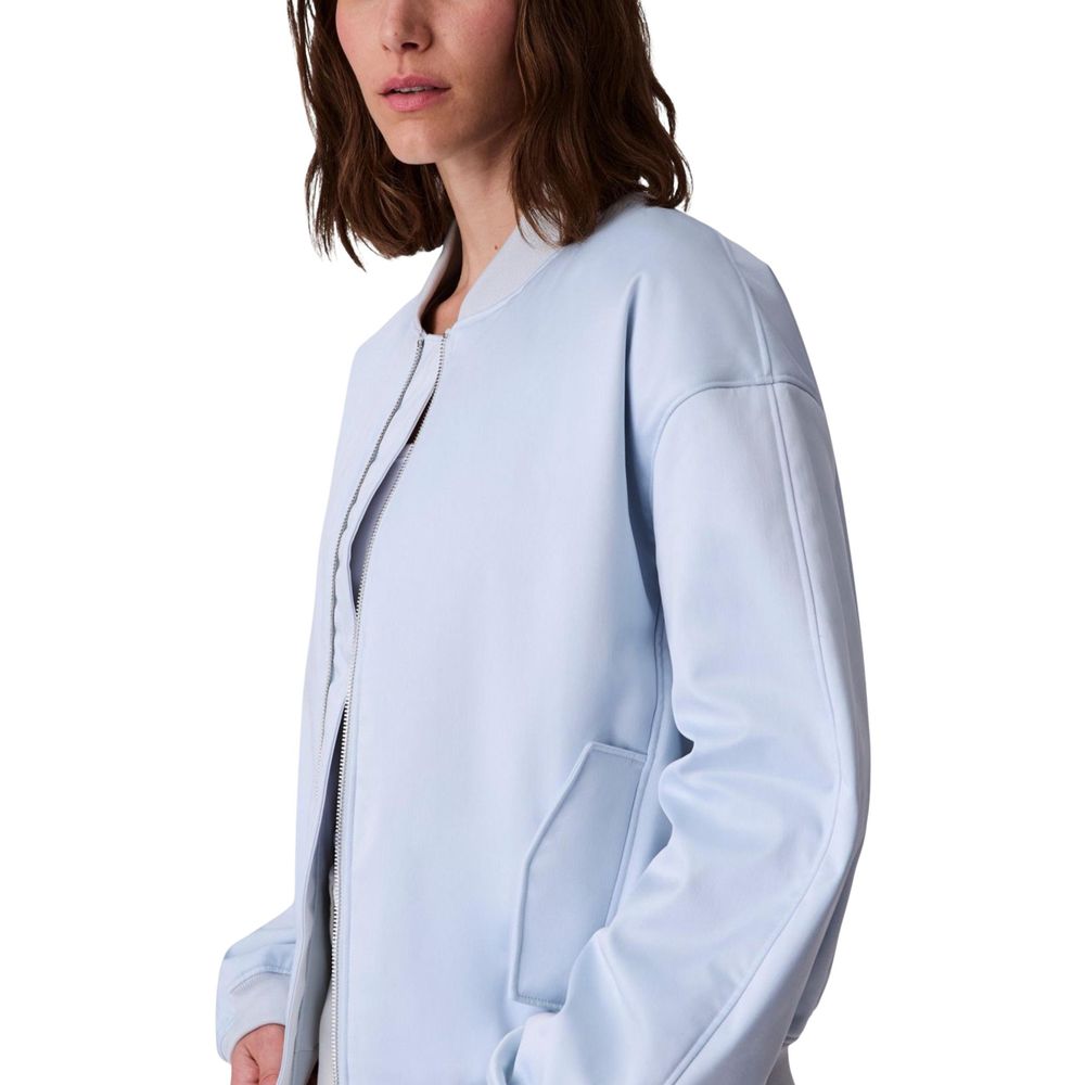 Blauer Bomber aus recyceltem Polyester
