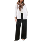 Black Organic Cotton Casual Pants