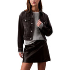 Black Cotton Denim Jacket