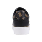 Black Polyethylene Low Top Sneakers