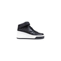 Black Polyethylene Platform Sneakers