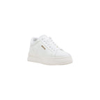 White Polyethylene Platform Sneakers