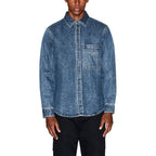 Camicia in denim blu