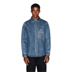 Camicia in denim blu