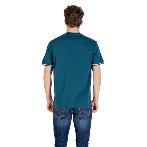 Schwarzes Baumwoll-T-Shirt