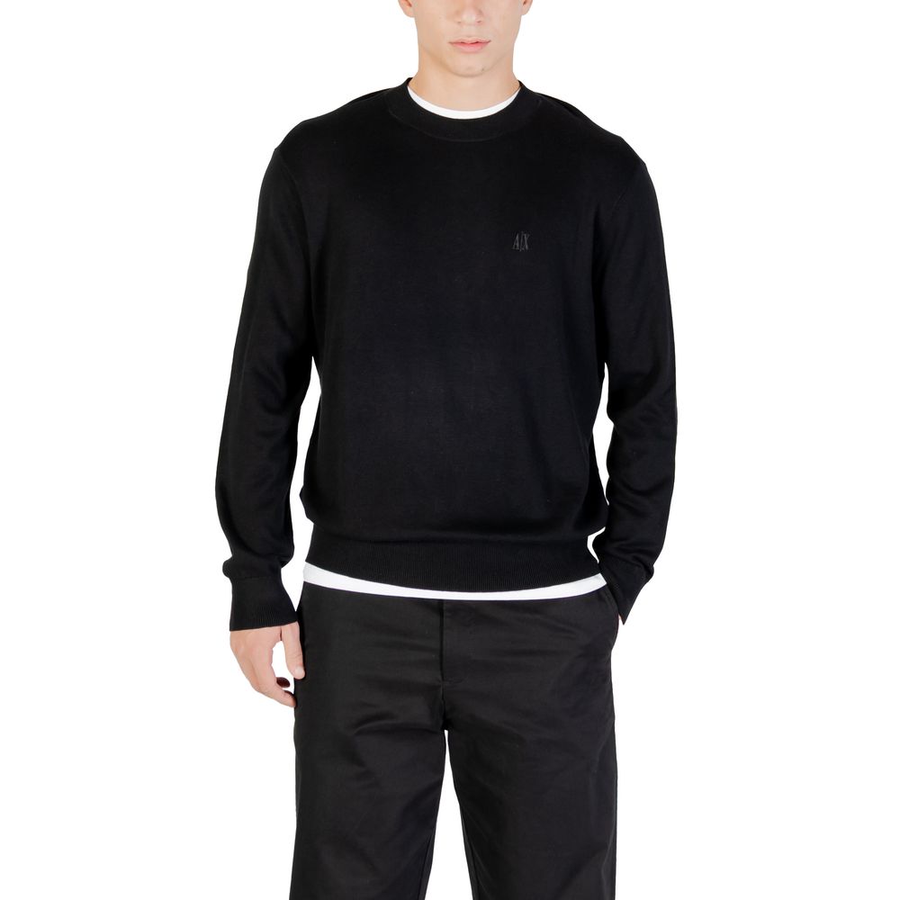 Schwarzes Viskose-Sweatshirt
