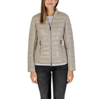 Beige Polyamide Coat