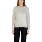 Weißes Viskose-Sweatshirt