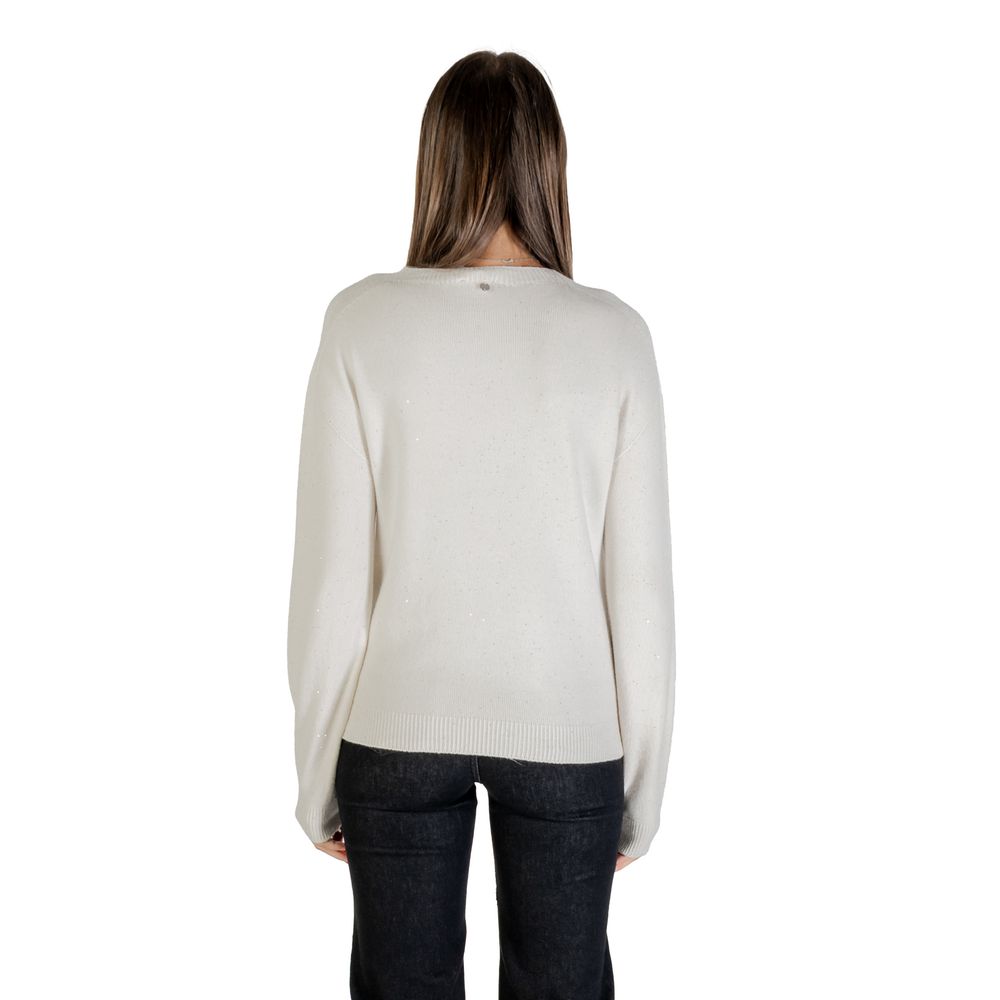 Weißes Viskose-Sweatshirt
