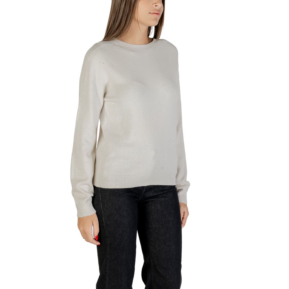 Weißes Viskose-Sweatshirt
