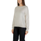 Weißes Viskose-Sweatshirt