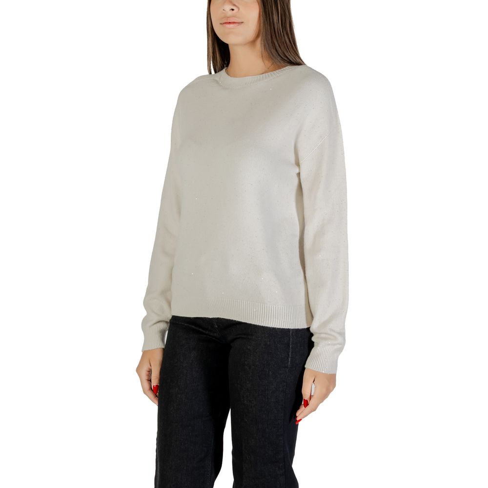 Weißes Viskose-Sweatshirt