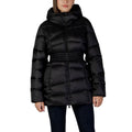 Bomber jacket in black polyamide
