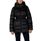 Bomber jacket in black polyamide