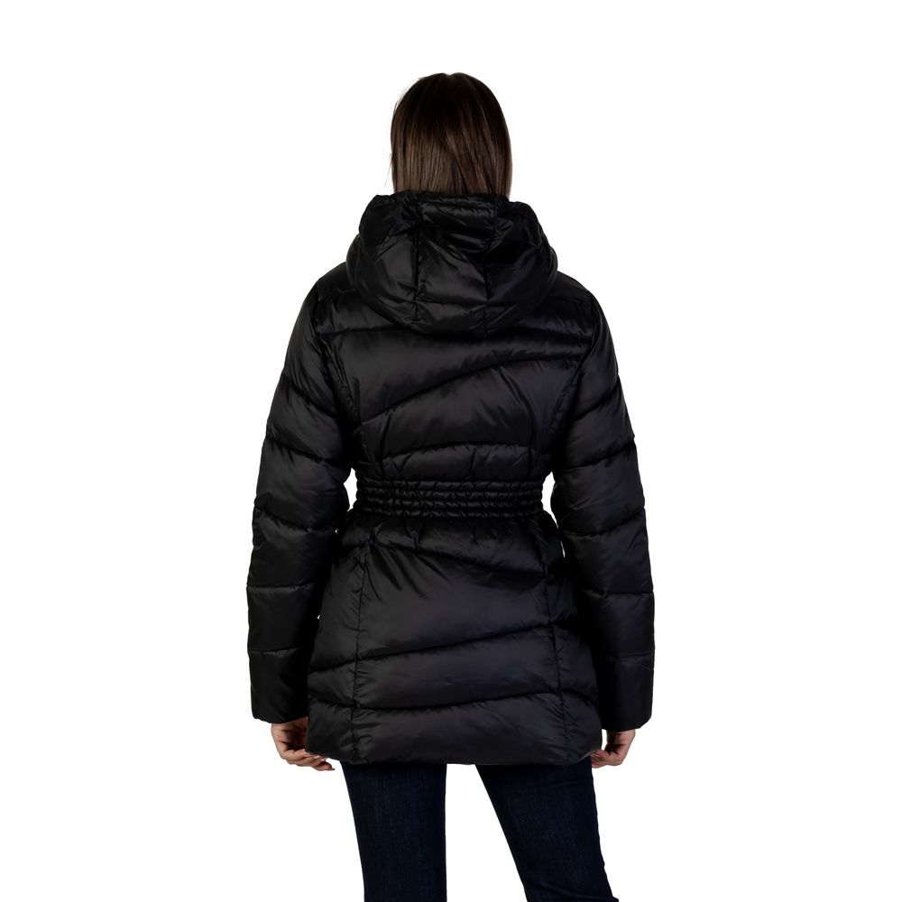 Bomber jacket in black polyamide