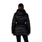 Bomber jacket in black polyamide