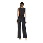 Black Polyester Jumpsuit