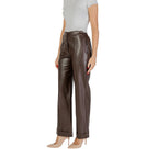 Braune Freizeithose aus Polyester