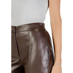 Braune Freizeithose aus Polyester