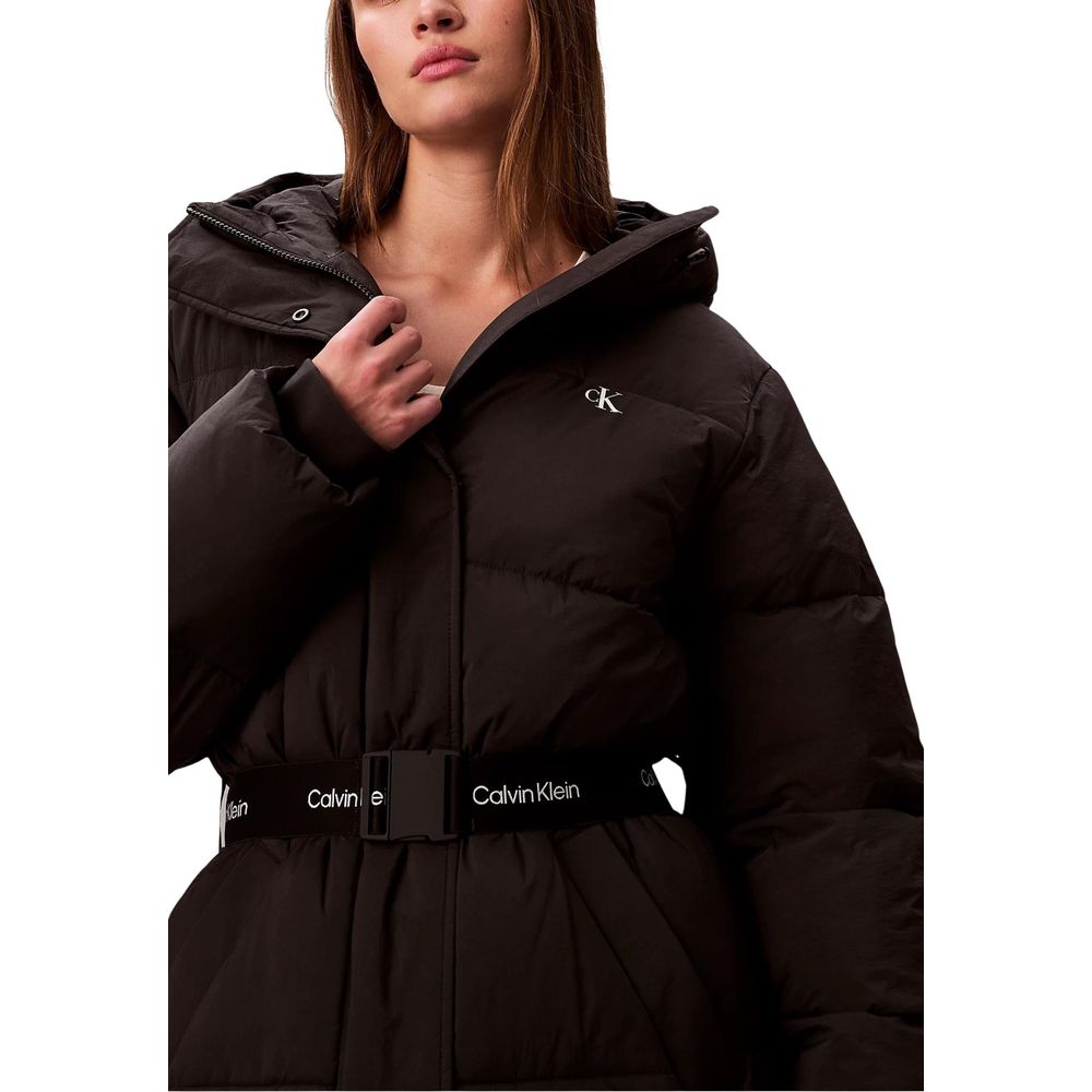 Black Polyamide Coat