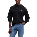Schwarzes Baumwoll-Sweatshirt