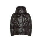 Schwarze Polyamid-Jacke