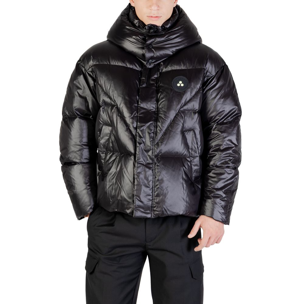 Schwarze Polyamid-Jacke