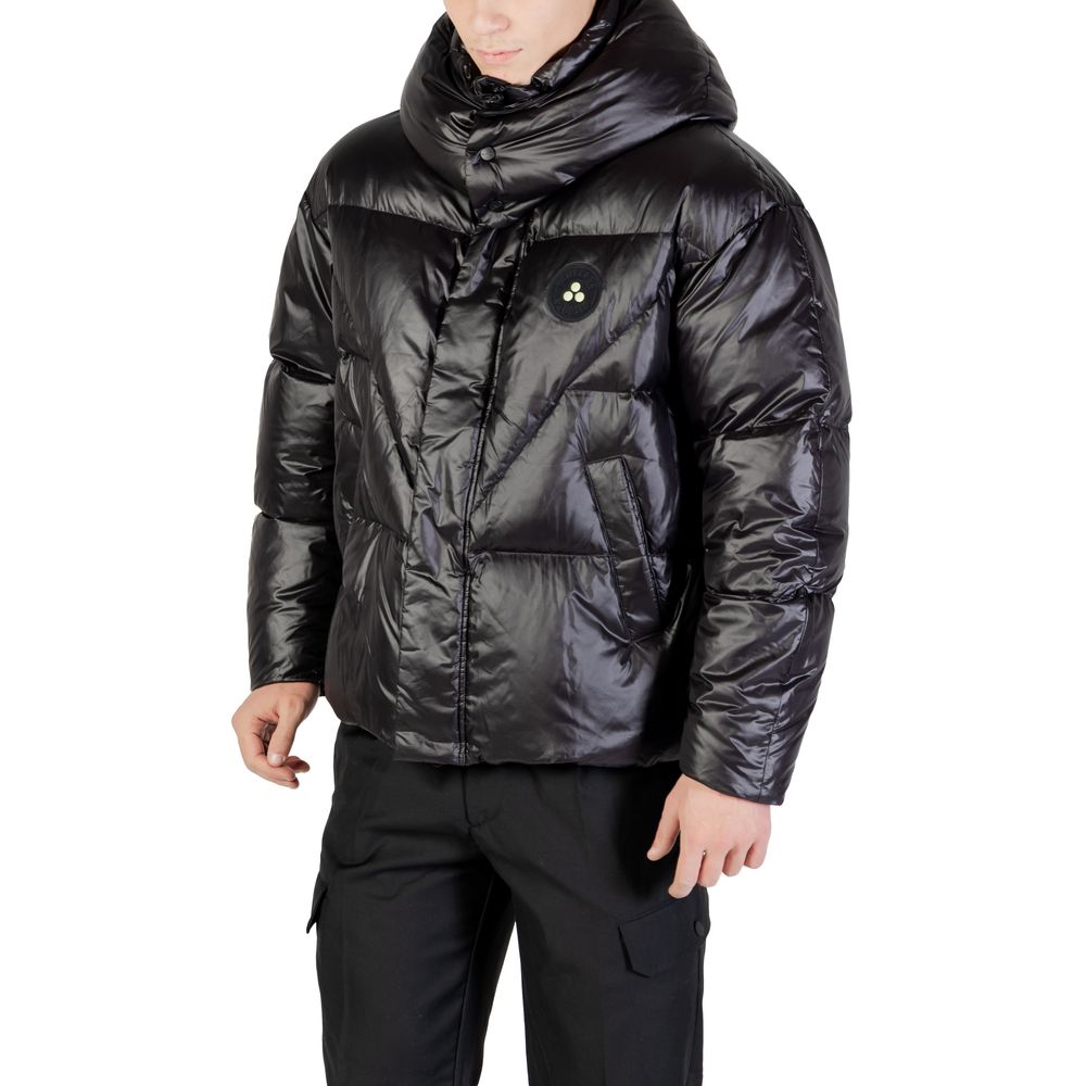 Schwarze Polyamid-Jacke