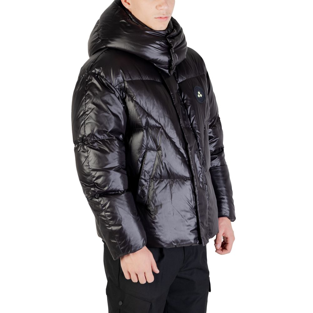 Schwarze Polyamid-Jacke