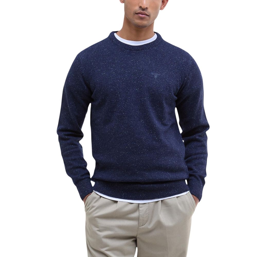Blaues Wollsweatshirt