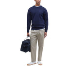 Blaues Wollsweatshirt