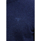 Blaues Wollsweatshirt