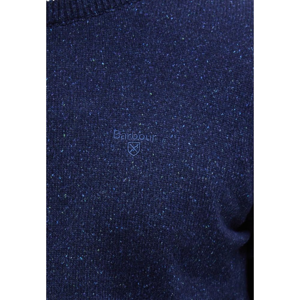 Blaues Wollsweatshirt