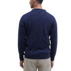 Blaues Wollsweatshirt