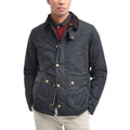 Graue Baumwoll-Shell-Jacke