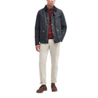 Graue Baumwoll-Shell-Jacke